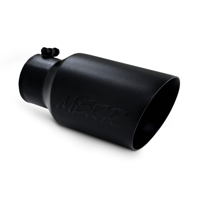 MBRP — MBRP Universal Tip 6 O.D. Dual Wall Angled 4 inlet 12 length - Black Finish
ExhstTailPipeTip
Exhaust Tip