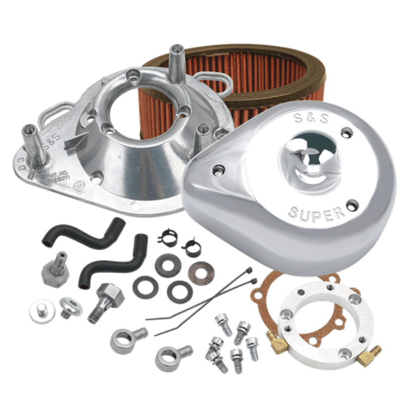 S&S Cycle — S&S Cycle 93-06 BT w/ Stock CV Carburetors Teardrop Air Cleaner Kit