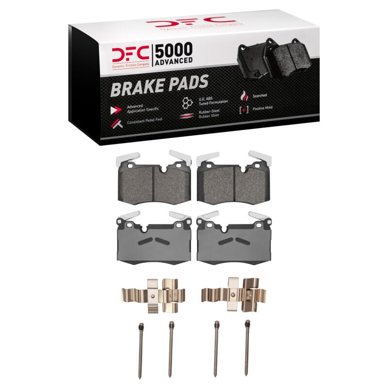 DFC — DFC 09-14 Mini Cooper (Excl Clubman) Front 5000 Advanced Low Metallic Brake Pads and Hardware Kit
DFC Brake Pad Set