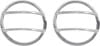 Kentrol — Kentrol 07-18 Jeep Wrangler JK Fog Light Cover Pair - Polished Silver