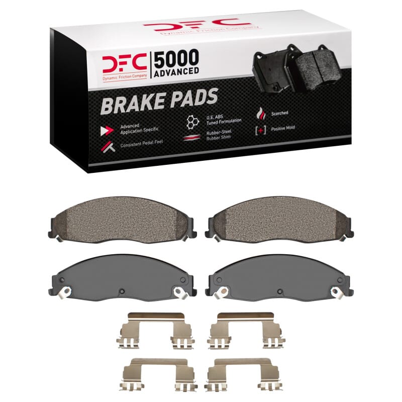 DFC — DFC 03-08 Cadillac CTS Front 5000 Advanced Semi Metallic Brake Pads and Hardware Kit
DFC Brake Pad Set