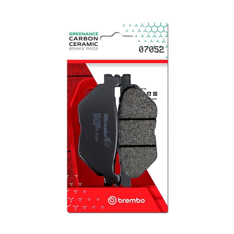 Brembo OE Powersports — Brembo OE Yamaha Tmax Carbon Ceramic Brake Pad - Rear