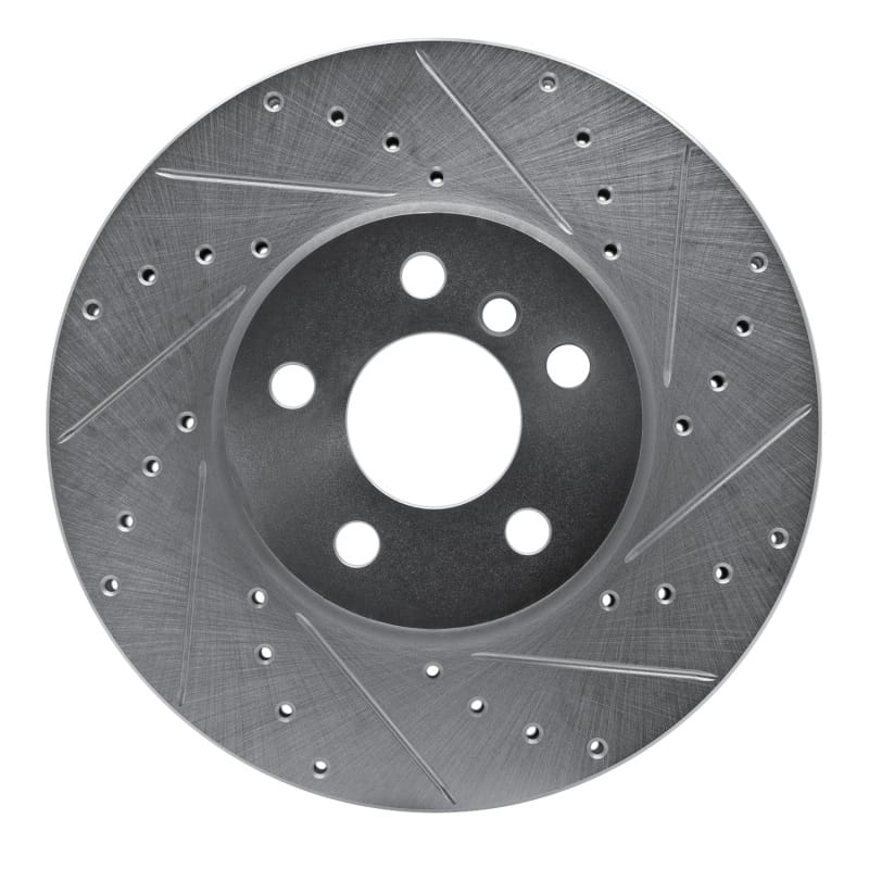 R1 Concepts — R1 16-24 Mini Cooper Clubman Front Right Drilled & Slotted Silver Brake Rotor
R1 Brake Rotor Drill