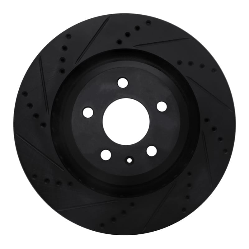 R1 Concepts — R1 07-11 Audi S6 Rear Left Drilled & Slotted Black Brake Rotor
R1 Brake Rotor Drill