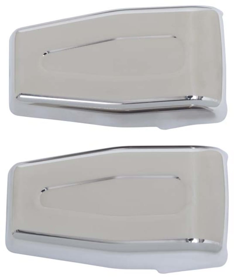 Kentrol — Kentrol 07-18 Jeep Wrangler JK Liftgate Hinge Overlays Pair - Polished Silver