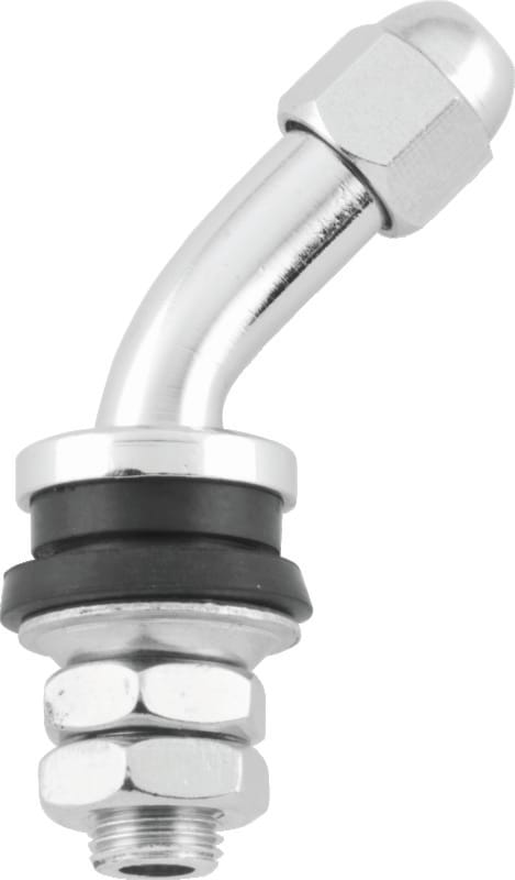 BikeMaster — BikeMaster Valve Stem 45Deg Chrome Ea.