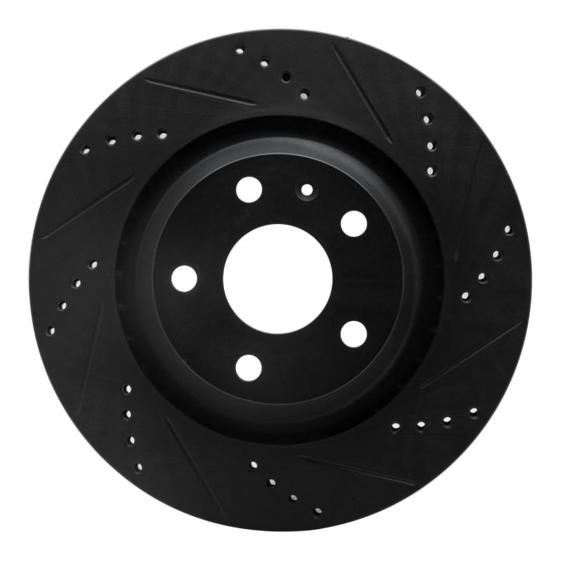 R1 Concepts — R1 08-15 Audi TT Quattro RS Rear Right Drilled & Slotted Black Brake Rotor
R1 Brake Rotor Drill