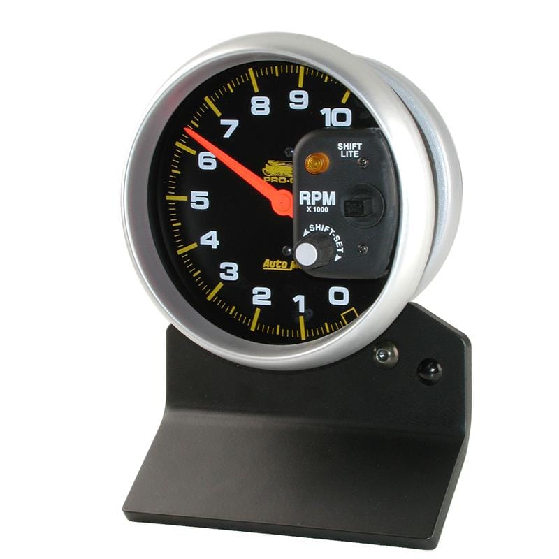 AutoMeter — Autometer Pro-Cycle Gauge Tach 5in 10K Rpm W/ Shift-Lite 2 & 4 Cylinder Black Pro-Cycle
5" 10KRPM W/SL BK PC