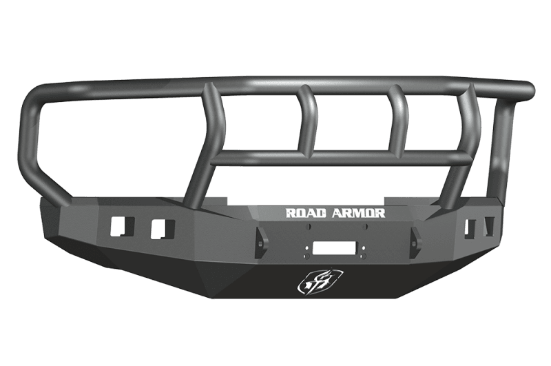 Road Armor — Road Armor 08-10 Ford F-250 Stealth Front Winch Bumper w/Titan II Guard Wide Flare - Tex Blk