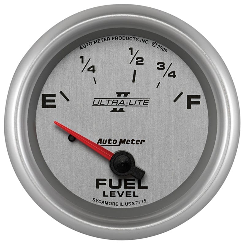 AutoMeter — Autometer Ultra-Lite II 2 5/8in 73E-10F SSE Fuel Level Gauge
2-5/8" FUEL LEVEL, 7