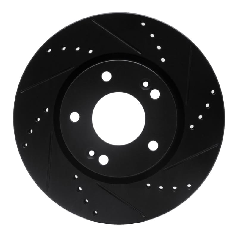 R1 Concepts — R1 03-13 Hyundai Elantra Front Right Drilled & Slotted Black Brake Rotor
R1 Brake Rotor Drill