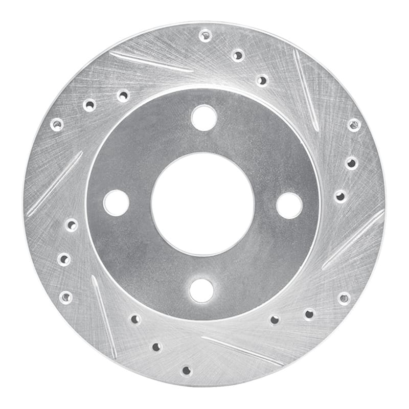 R1 Concepts — R1 81-94 Ford EXP Front Right Drilled & Slotted Silver Brake Rotor
R1 Brake Rotor Drill
