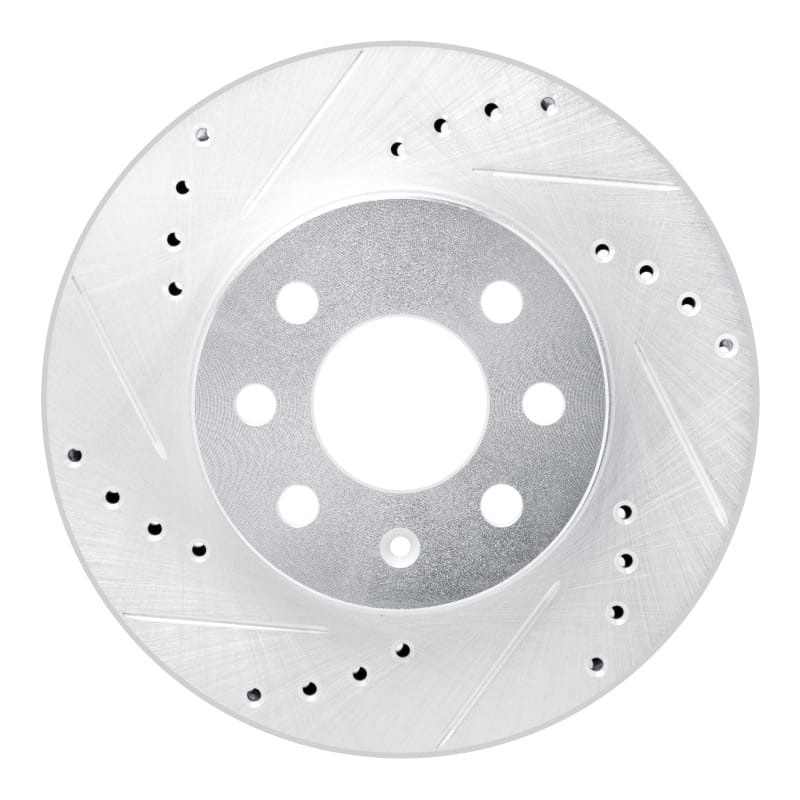 R1 Concepts — R1 99-99 Daewoo Nubira Front Left Drilled & Slotted Silver Brake Rotor
R1 Brake Rotor Drill