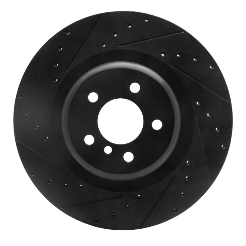 R1 Concepts — R1 10-14 BMW X5 Rear Left Drilled & Slotted Black Brake Rotor
R1 Brake Rotor Drill