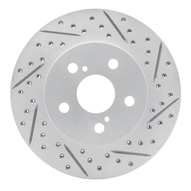 R1 Concepts — R1 16-22 Toyota Prius Prime Front Right Drilled & Slotted Geo-Carbon Rotor