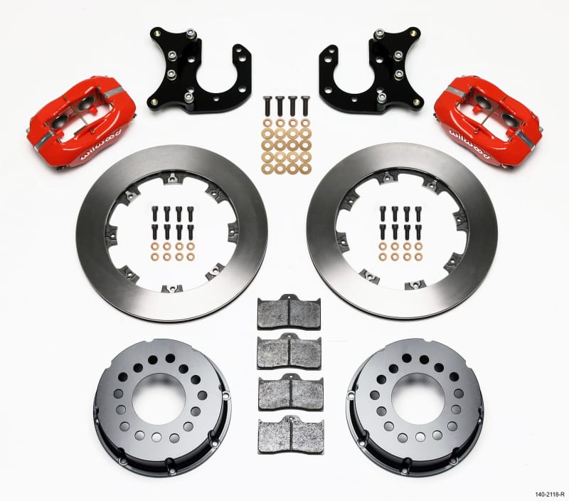 Wilwood — Wilwood Forged Dynalite P/S Rear Kit Red Big Ford 2.36in Offset
BRAKE KIT