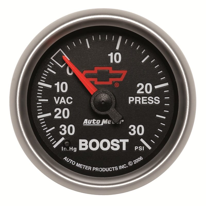 AutoMeter — Autometer Sport-Comp II GM 52mm 30 PSI Mechanical Boost Vacuum Gauge
2-1/16" BOOST-VAC, 3