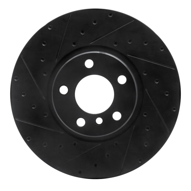 R1 Concepts — R1 16-18 BMW X4 Left Front Drilled & Slotted Black Brake Rotor
R1 Brake Rotor Drill