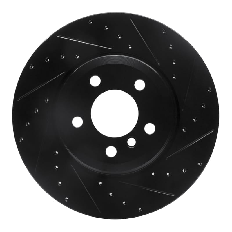 R1 Concepts — R1 07-19 BMW X6 Rear Right Drilled & Slotted Black Brake Rotor
R1 Brake Rotor Drill