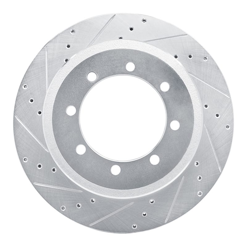 R1 Concepts — R1 11-22 Ford F-450 Super Duty Rear Left Drilled & Slotted Silver Brake Rotor
R1 Brake Rotor Drill