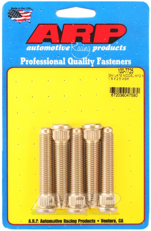 ARP — ARP Late Model GM M12x1.50inX2.50in Wheel Stud Kit