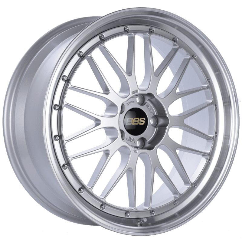 BBS — BBS LM 21x9 5x120 ET32 Diamond Silver Center Diamond Cut Lip Wheel -82mm PFS/Clip Required