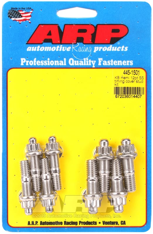 ARP — ARP KB Hemi SS 12pt Timing Cover Stud Kit