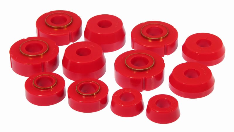 Prothane — Prothane 66-79 Ford F100-350 2wd Body Mount - Red
BODY/SUB-FRAME MNTS