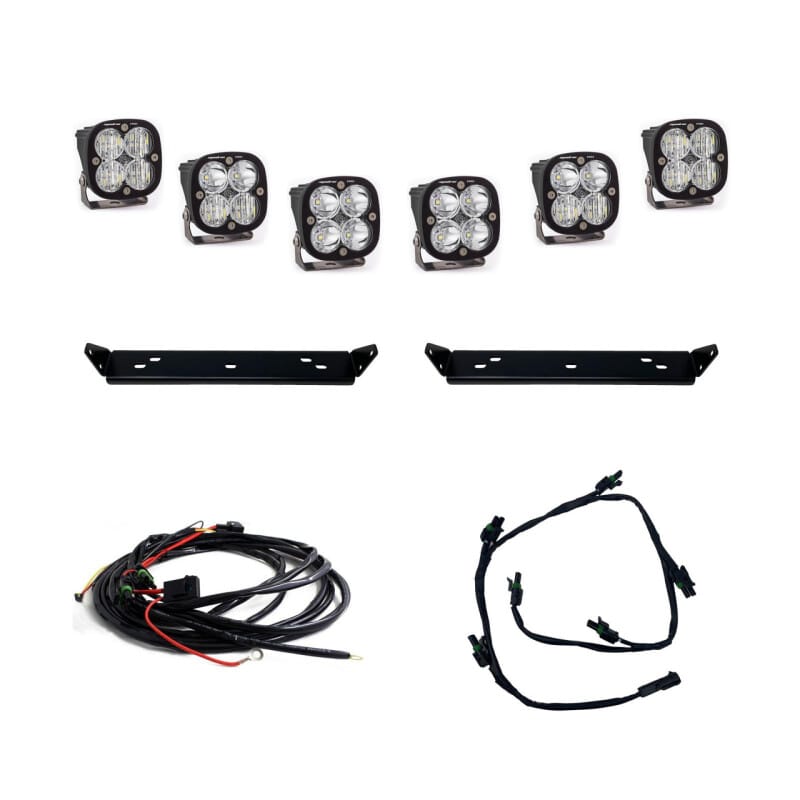 Baja Designs — Baja Designs 2021+ Ford Raptor Squadron Pro Behind Grille Kit