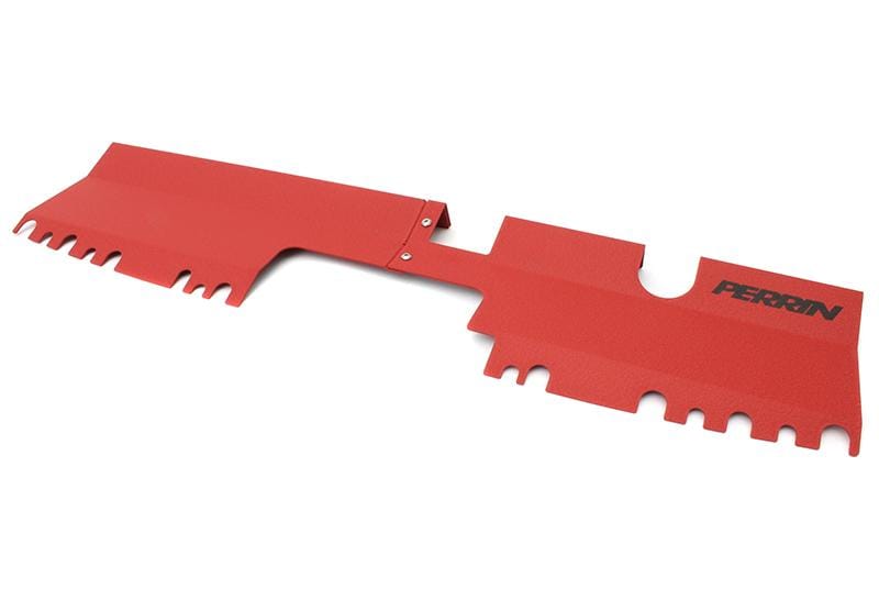 Perrin Performance — PERRIN 15-21 Subaru WRX/STI Radiator Shroud (With/Without OEM Intake Scoop) - Red