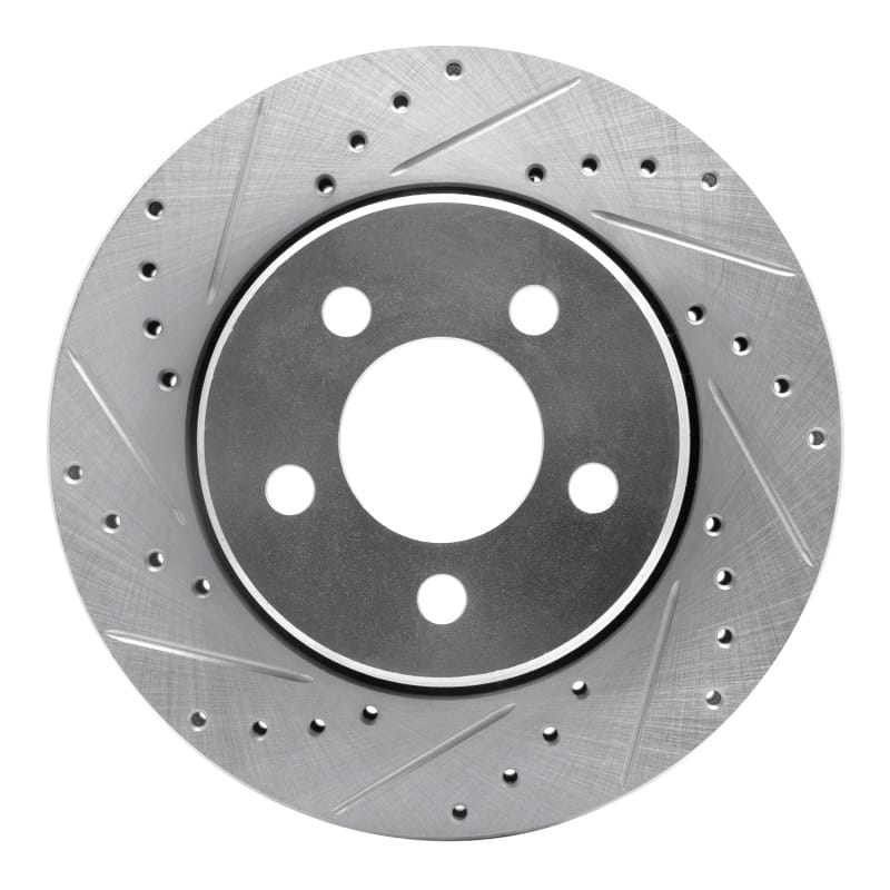 R1 Concepts — R1 07-12 Dodge Nitro Front Left Drilled & Slotted Silver Brake Rotor
R1 Brake Rotor Drill