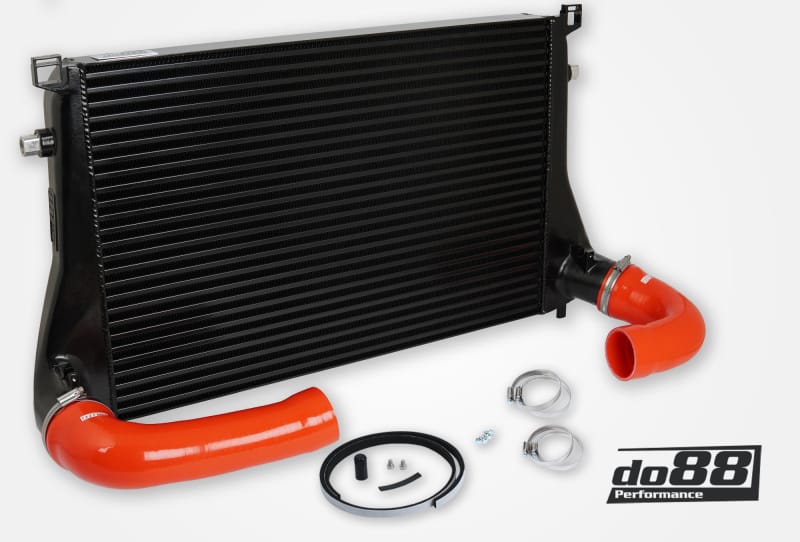 do88 — do88 Audi/Seat/Skoda/Volkswagen 1.8T/2.0T (MQB) Intercooler w/Red Hoses