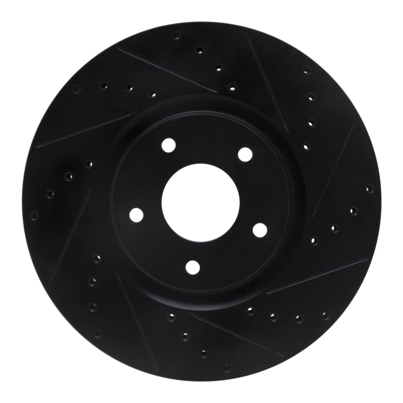 R1 Concepts — R1 07-17 Nissan Sentra Front Right Drilled & Slotted Black Brake Rotor
R1 Brake Rotor Drill