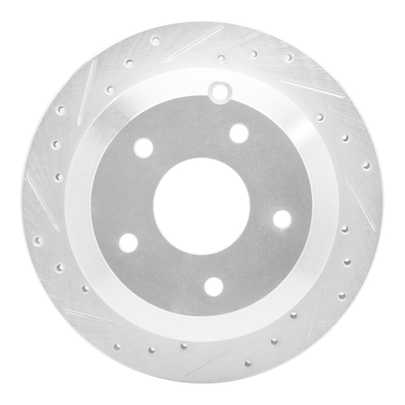R1 Concepts — R1 05-06 Pontiac GTO Rear Left Drilled & Slotted Silver Brake Rotor
R1 Brake Rotor Drill