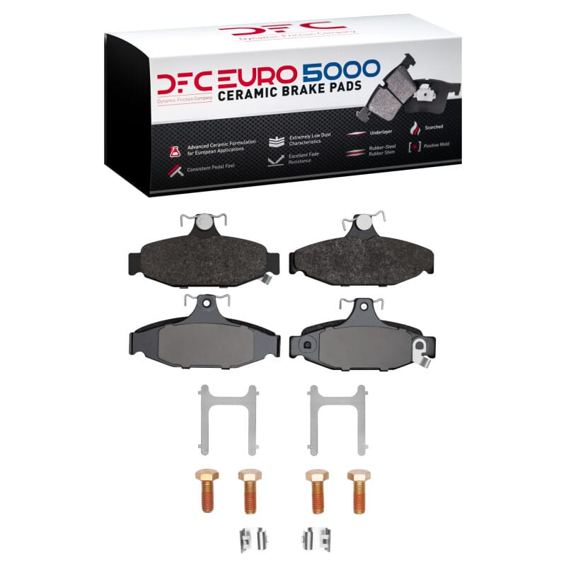 DFC — DFC 85-97 Chevrolet Camaro Rear Euro 5000 Ceramic Brake Pads and Hardware Kit
DFC EURO Pads + HW
