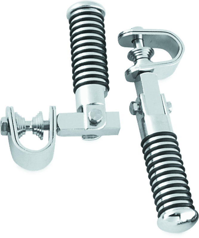 Bikers Choice — Bikers Choice Clamp On O Ring Peg Kit For 1 To 1 1/8 Inch Tube Universal Custom