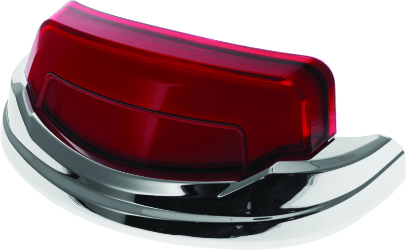 Kuryakyn — Tracer Rear Fender Tip Light Chrome Red Lens