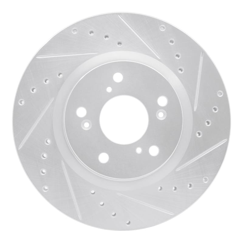 R1 Concepts — R1 12-16 Honda CR-V Front Right Drilled & Slotted Silver Brake Rotor
R1 Brake Rotor Drill