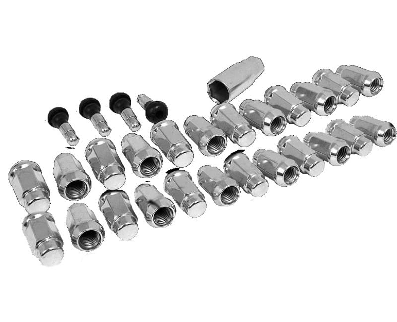 Race Star — Race Star 14mmx1.50 Closed End Acorn Deluxe Lug Kit (3/4 Hex) - 24 PK