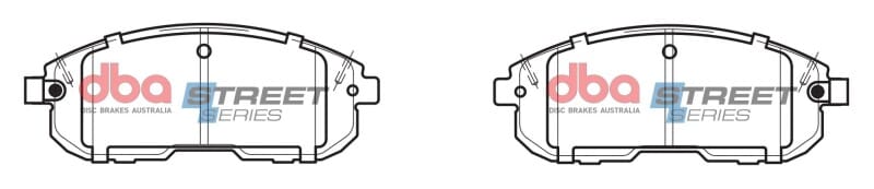 DBA — DBA 03-05 Infiniti G35 AWD Street Series Front Brake Pads
Brake Pad