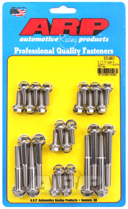 ARP — ARP 5 HP Briggs & Straton Jr Dragster SS hex acc kit