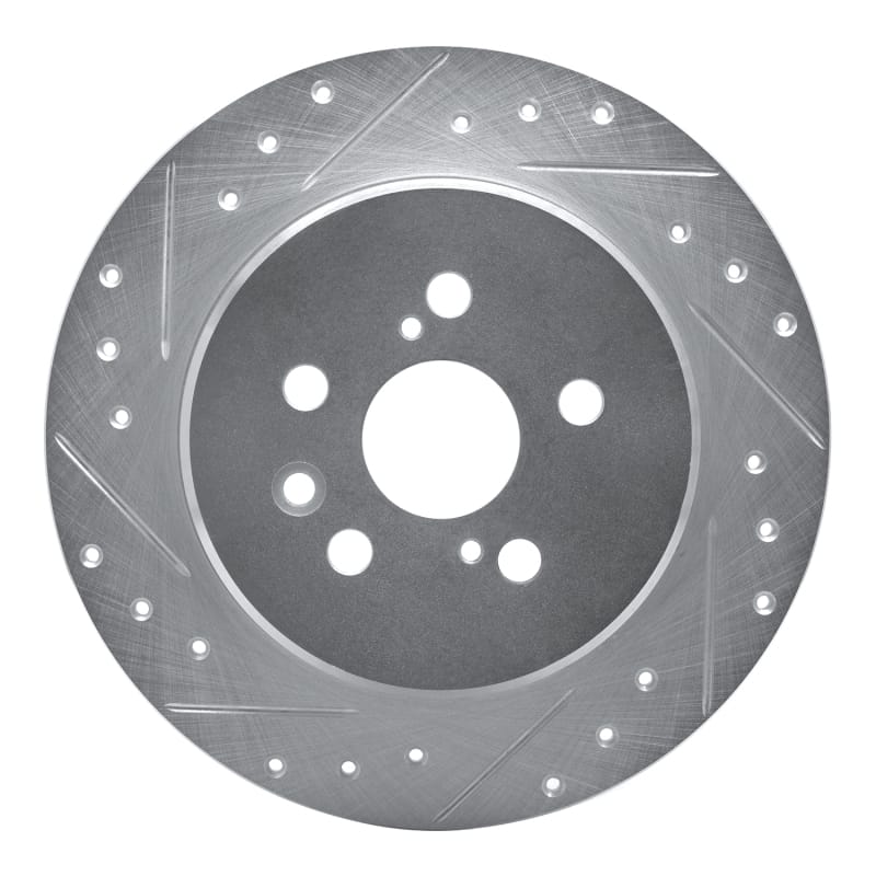 R1 Concepts — R1 90-93 Toyota Celica Rear Left Drilled & Slotted Silver Brake Rotor
R1 Brake Rotor Drill