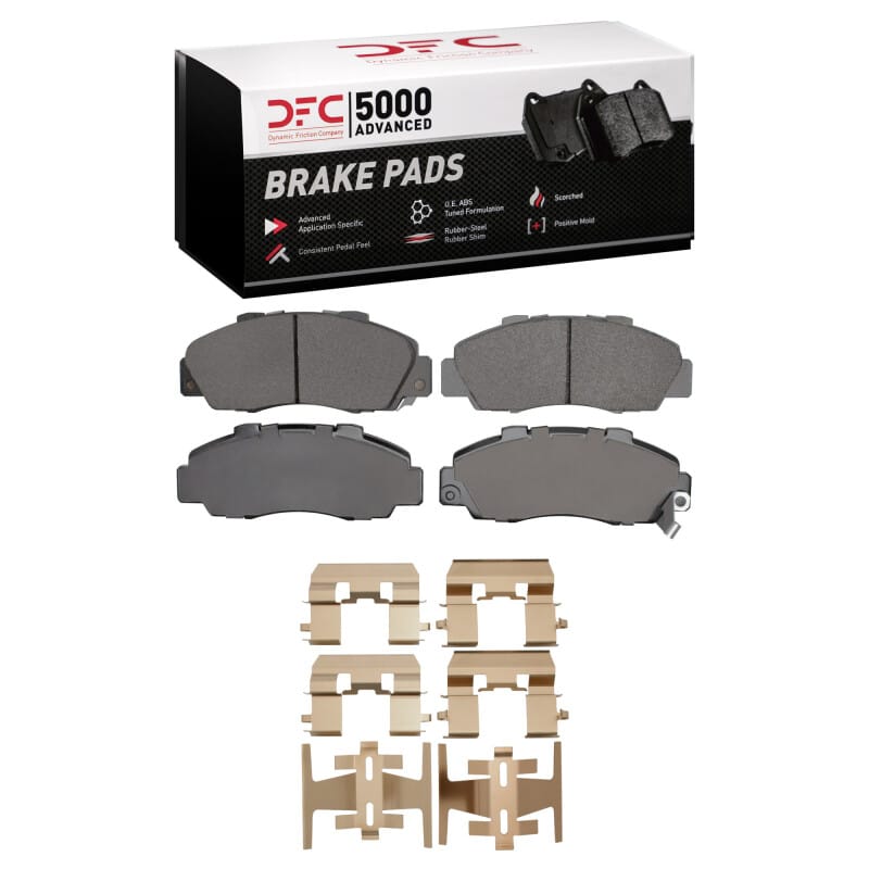 DFC — DFC 91-02 Acura LEGEND Front 5000 Advanced Ceramic Brake Pads and Hardware Kit
DFC Brake Pad Set