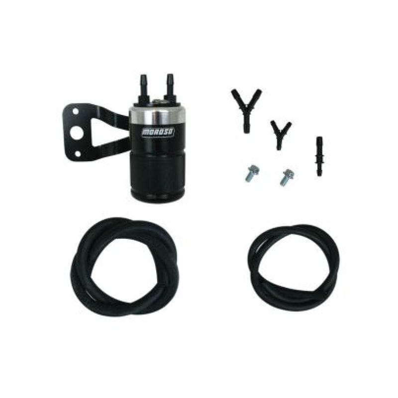 Moroso — Moroso H-D Twin Cam (w/Vance & Hines VO2 Air Cleaner Excl VO2 90) Air Oil Separator - Blk & Polished