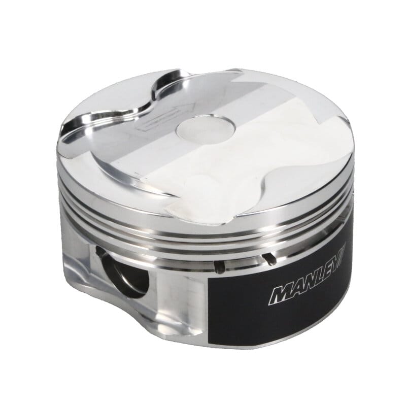 Manley Performance — Manley 2018+ Ford Coyote 5.0L 6.75cc Dish 3.700in Bore 12:1 CR 22mm Pin Platinum Ext Duty Pistons
Piston Set
