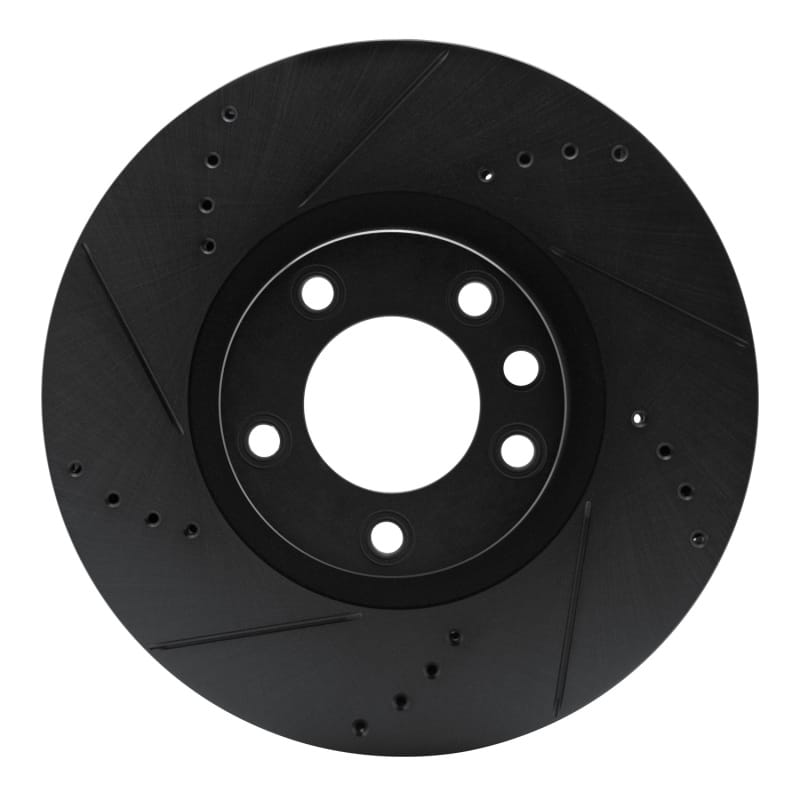 R1 Concepts — R1 11-18 Porsche Cayenne Right Front Drilled & Slotted Black Brake Rotor
R1 Brake Rotor Drill