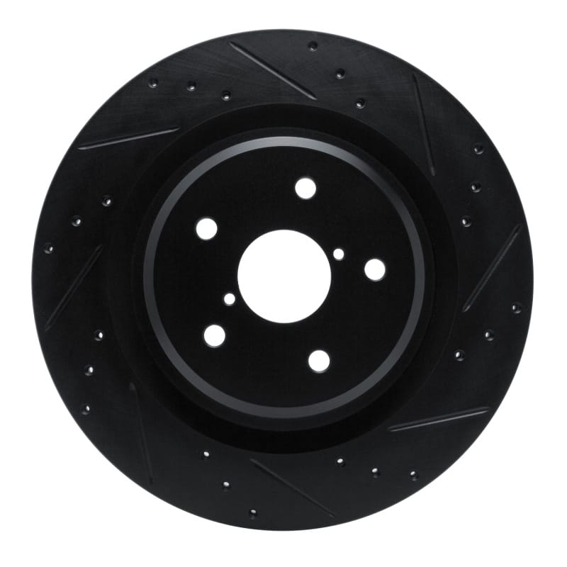 R1 Concepts — R1 -25 Subaru Ascent Rear Right Drilled & Slotted Black Brake Rotor
R1 Brake Rotor Drill