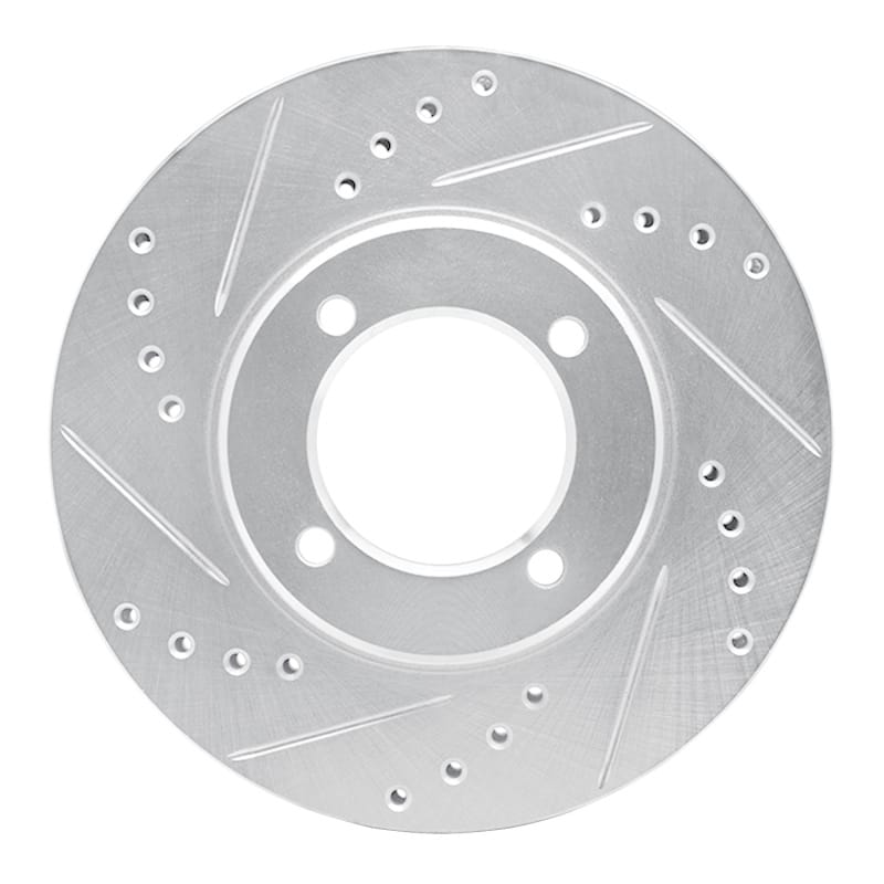 R1 Concepts — R1 84-87 Toyota Cressida Front Left Drilled & Slotted Silver Brake Rotor
R1 Brake Rotor Drill
