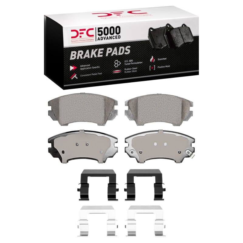 DFC — DFC 10-15 Chevrolet Camaro Front 5000 Advanced Ceramic Brake Pads and Hardware Kit
DFC Brake Pad Set