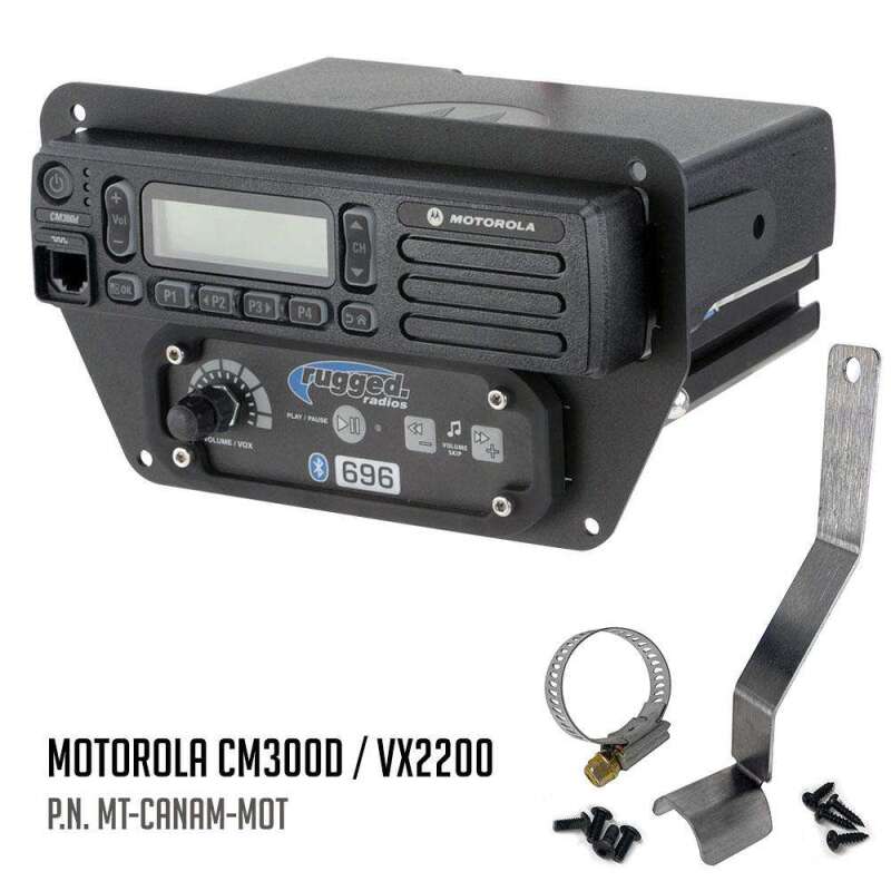 Rugged Radios — Rugged Radios Can-Am Commander Intercom and Radio Mount Kenwood TK7360